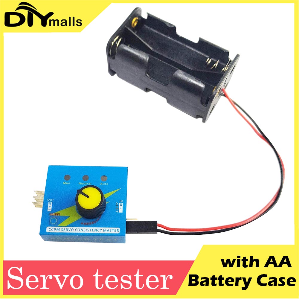 Servo Tester 3CH Digital ESC S - огляд і ціна Battery Case Storage