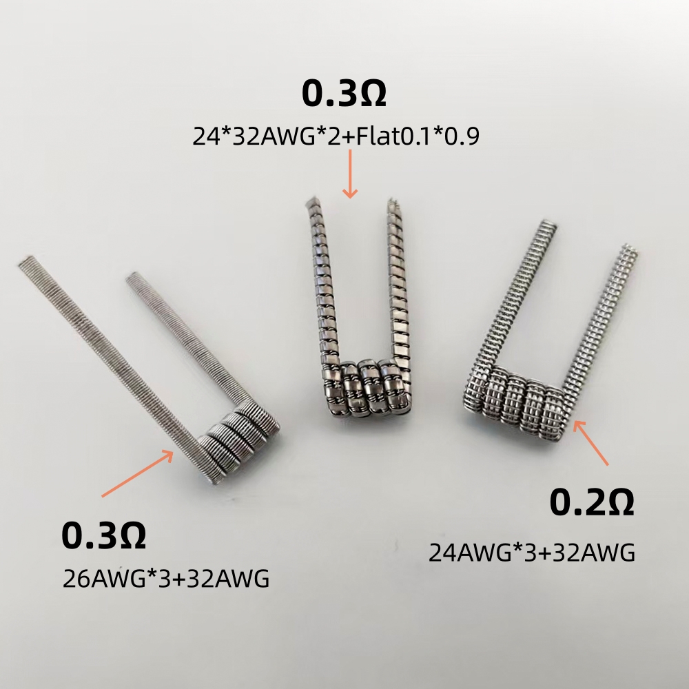 4pcs Premade Resistance Wire A - огляд і ціна Coil Building Kit