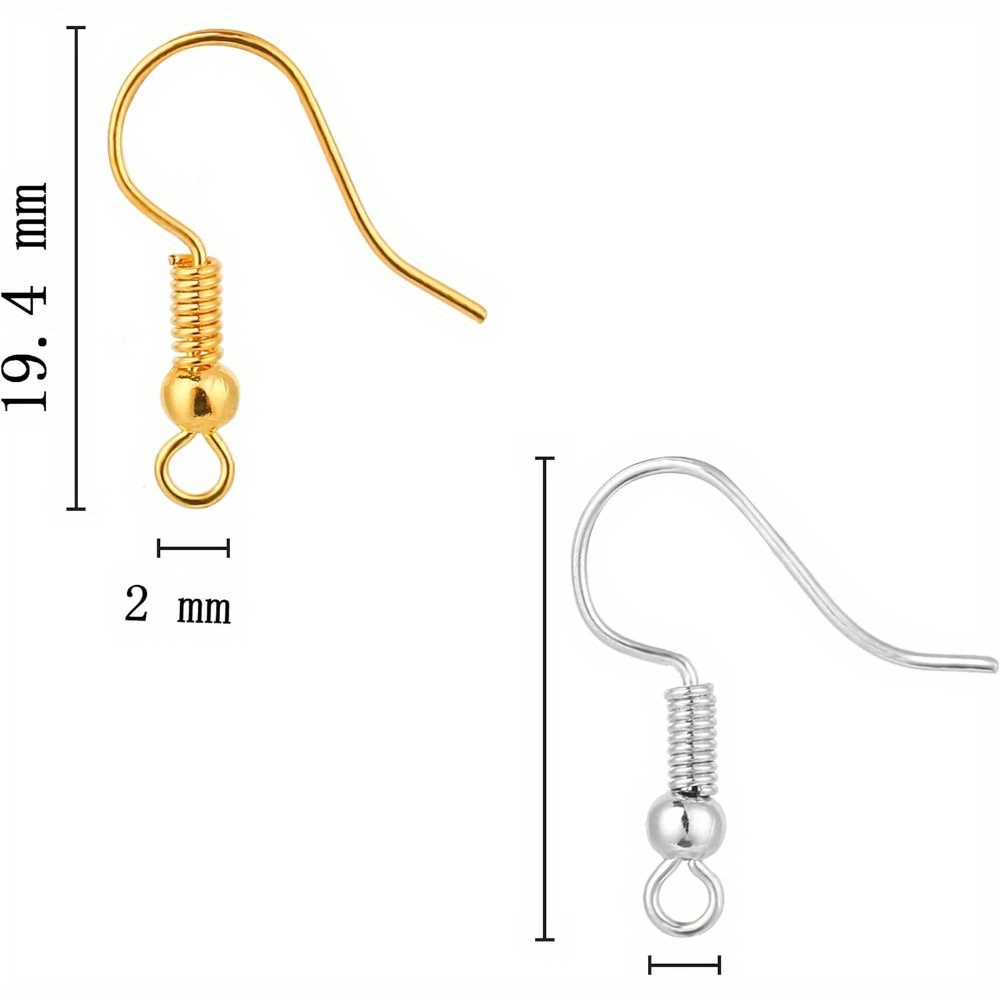 200Pieces Earring Hooks, Fish  - огляд і ціна Coil Building Kit
